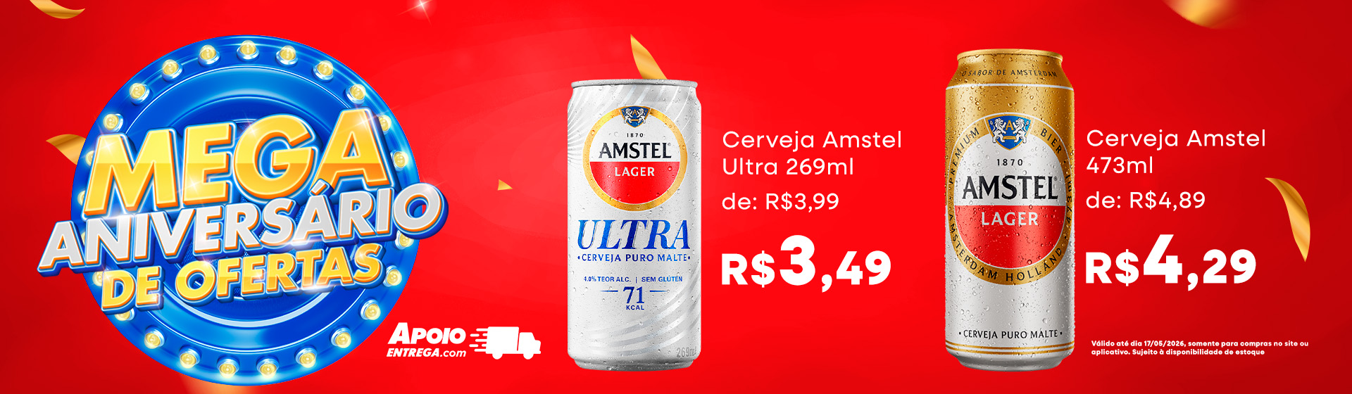 Cedrveja Amstel 17/05
